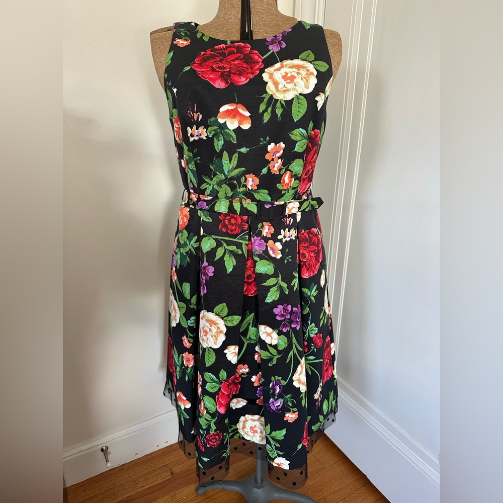 Floral Size 14 cocktail dress